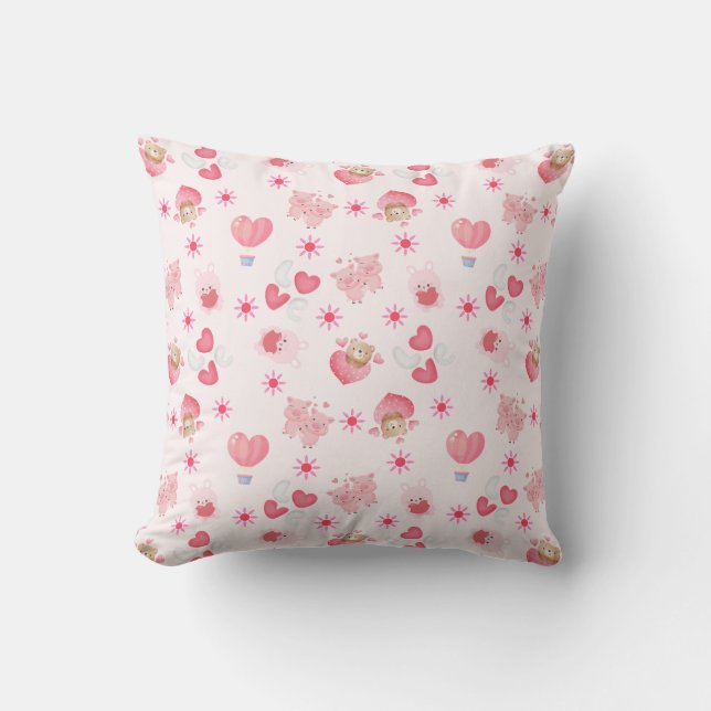 Coussin Saint Valentin pour les enfants (Recto)