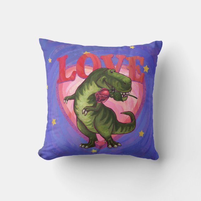 Coussin Saint Valentin Tyrannosaurus (Recto)