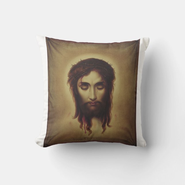 Coussin Saint visage de Jésus-Christ (Recto)