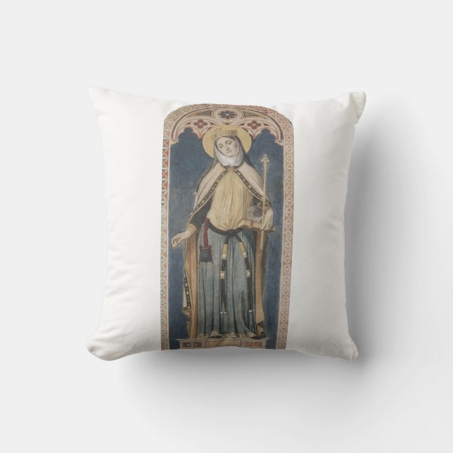 Coussin Sainte Adélaïde d'Italie Miséricorde Impériale Art (Recto)