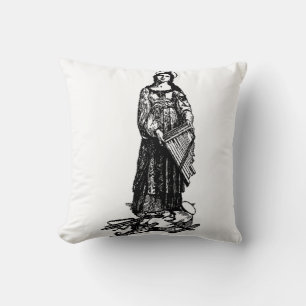 Coussin Sainte Cécile avec violon de Raphaël