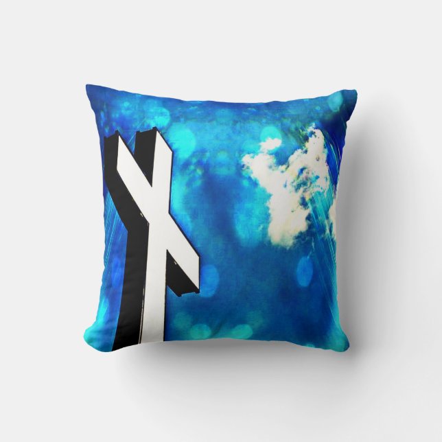 Coussin Sainte Croix Ciel Bleu Étincelle (Recto)
