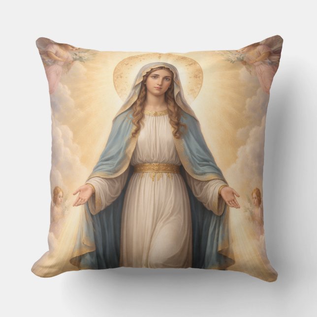 Coussin Sainte Mère de Dieu Amour Divin & Protection´11 (Recto)