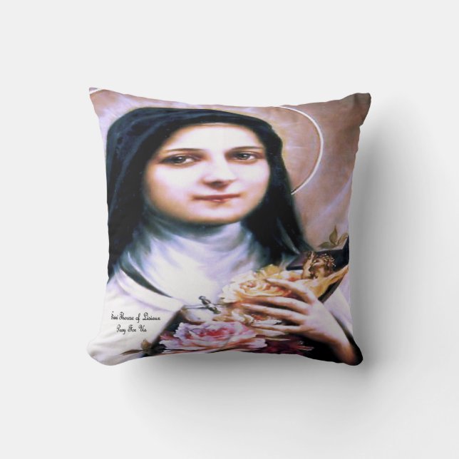 Coussin Sainte Thérèse de Lisieux (Recto)