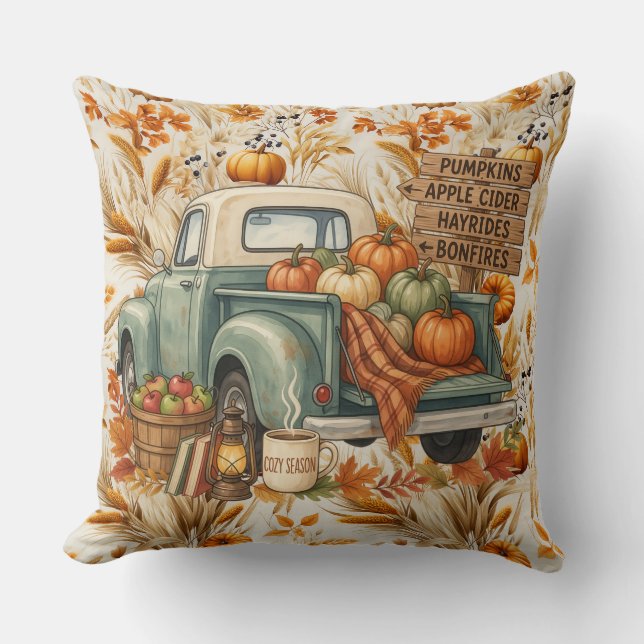 Coussin Saison d'automne  (Recto)