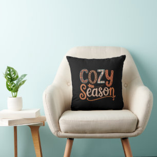 Coussin Saison Douillette Rétro Automne Devenez Douillette