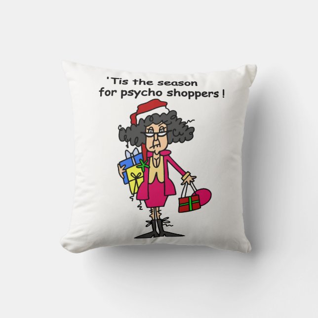 Coussin Saison Pour Psycho Shoppers (Recto)