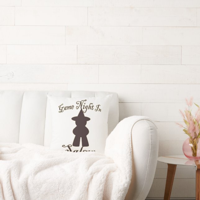 Coussin Salem Jeu Nuit Drôle Jeux de Voyage Art (Canapé)