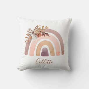 Coussin Salle Boho Rainbow Girl personnalisée