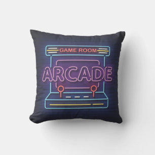 Coussin Salle de jeu d'arcade classique très amusante avec