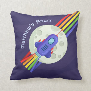 Coussin Salle pour enfants Rainbow Space Rocket