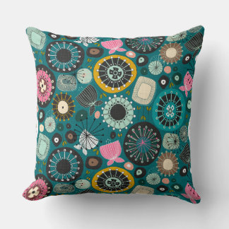 Coussin SALLES turquoise
