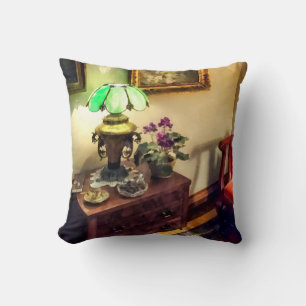 Coussin Salon Cozy avec Lampe à Pétales de Fleur