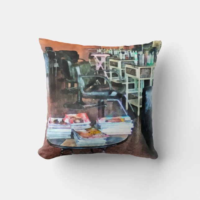 Coussin Salon de coiffure (Recto)