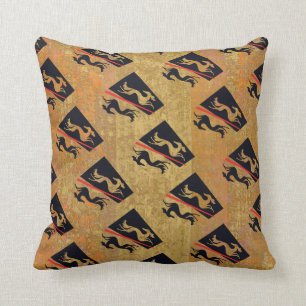 Coussin Salukis stylisés