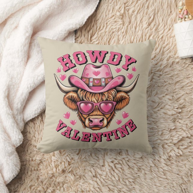 Coussin Salut Saint-Valentin Vache Saint Valentin Coquette (Couverture)