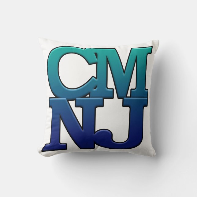 Coussin Salutations de Cape May, New Jersey (Recto)