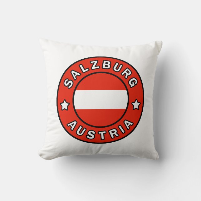Coussin Salzbourg Autriche (Recto)