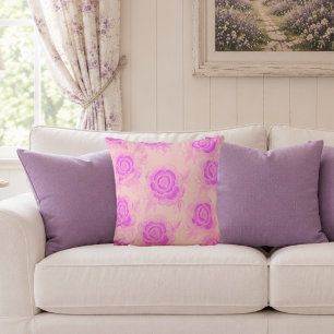 Coussin Sami 💜 Fleur Baroque Violet