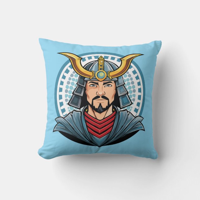 Coussin samouraï japonais (Recto)