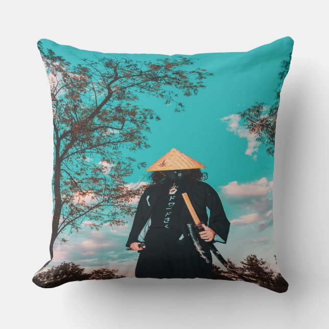 Coussin Samurai japonais (Recto)