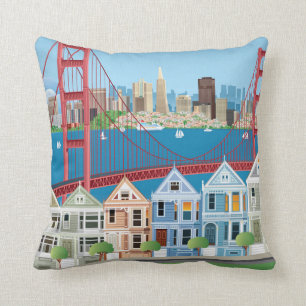 Coussin San Francisco, CA   la ville par la baie