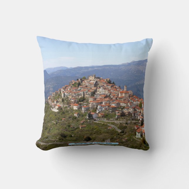 Coussin Sanctuaire Druide, Ligurie, Italie (Recto)