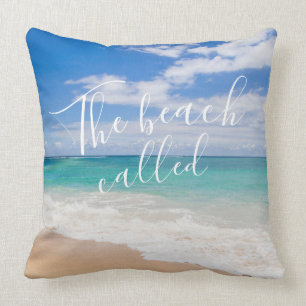 Coussin Sandy Beach Thème  La Plage Appelée