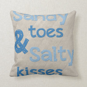 Coussin Sandy botte des baisers salés