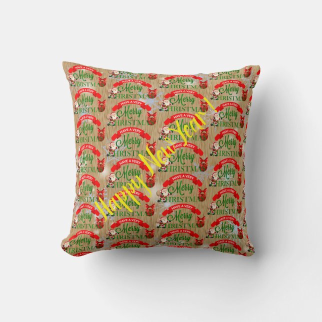 Coussin Santa Claus (Recto)