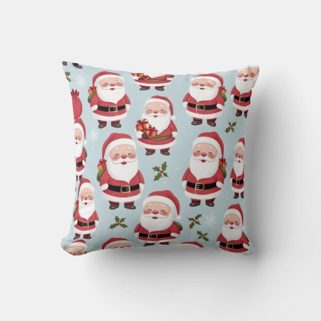 Coussin Santa Claus Christmas pillows (Recto)