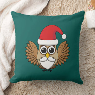 Coussin Santa Claus Owl