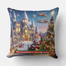 SANTA CLAUS PERSONNALISÉ NOËL COLORÉ