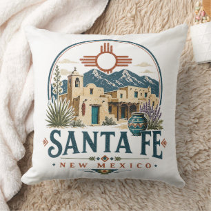 Coussin Santa Fe Nouveau-Mexique Architecture Adobe Sud-Ou