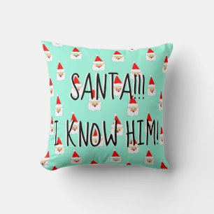 Coussin santa je le connais citation de film elf milieu du