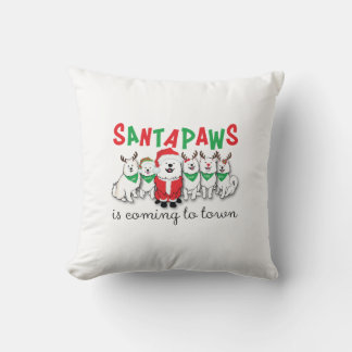Coussin Santapaws vient en ville