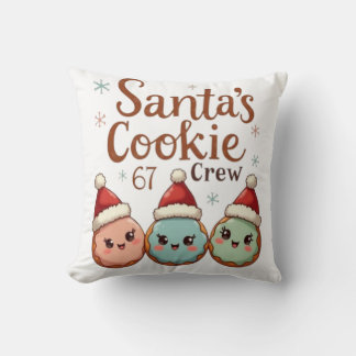 Coussin Santa's Cookie 67 Crew
