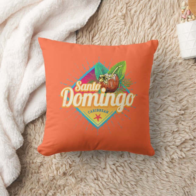 Coussin Santo Domingo Caraïbes République Dominicaine Retr (Couverture)