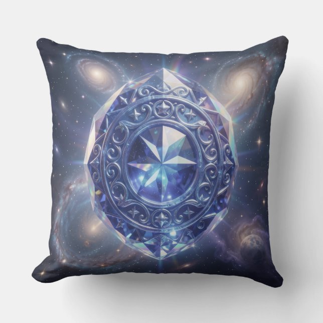 Coussin Saphir – la pierre de la vérité et de la sagesse (Recto)