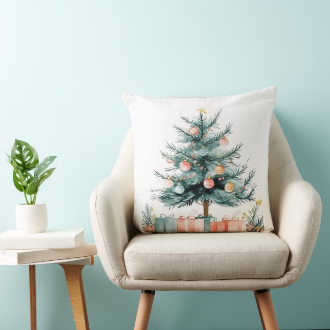 Coussin sapin de Noël  (Chaise)