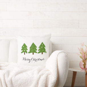 Coussin sapins de Noël