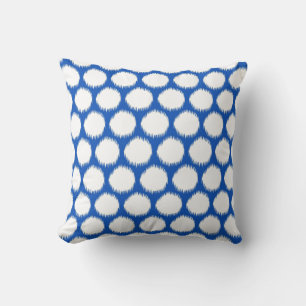 Coussin Sapphire Asiatique Moods Ikat Dots