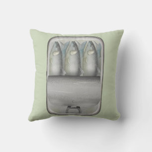 Coussin Sardines dans une boîte
