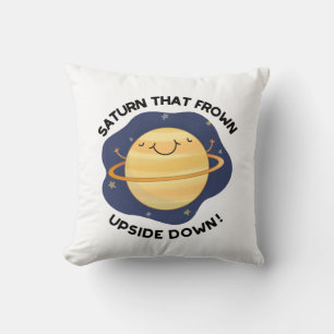 Coussin Saturne Qui A Froid À L'Arrière Du Jeu De Planète