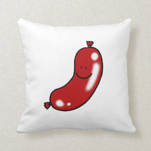 Coussin Saucisse mignonne