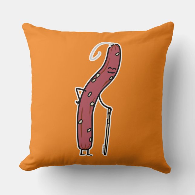 Coussin Saucisse sèche chinoise gras vieilli Cantonese Lap (Recto)
