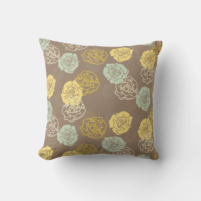 Coussin Saule floral (Recto)