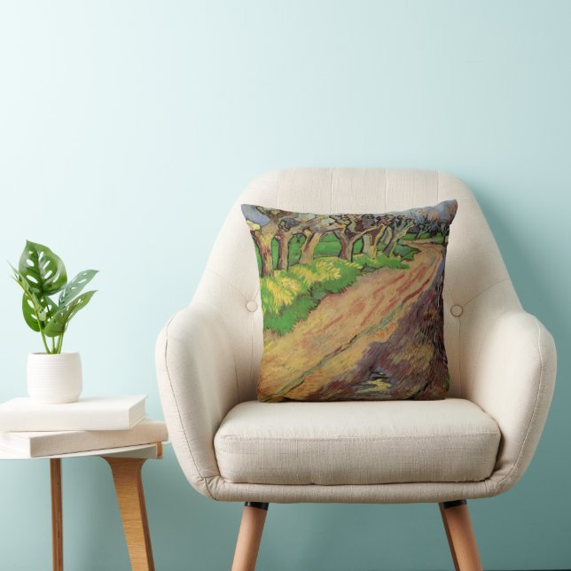 Coussin Saules Pollard par Vincent van Gogh (Chaise)