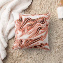 Saumon à rouge long ondulé traces sur fond blanc