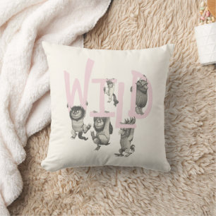 Coussin SAUVAGE Wild Things et Max - Rose